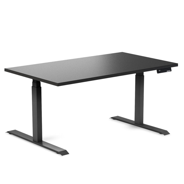 Desky Alpha Dual Sit Stand Gaming Desk Straight Edge 1500x750mm - Desky