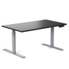 Desky Alpha Dual Sit Stand Gaming Desk Straight Edge 1500x750mm - Desky