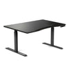Desky Alpha Dual Sit Stand Gaming Desk Ergo Edge 1500x750mm - Desky