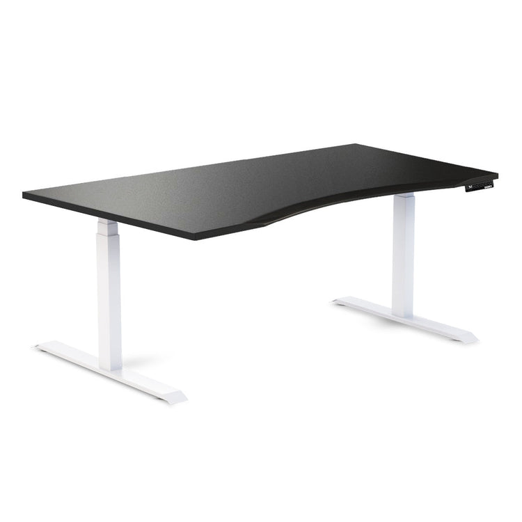 Desky Alpha Dual Sit Stand Gaming Desk Ergo Edge 1800x750mm - Desky