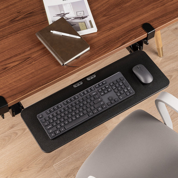 Desky Keyboard Tray-Black- - Desky Canada