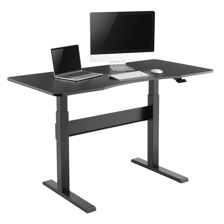 height adjustable desk manually controlled