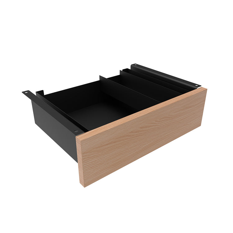 Desky Minimal Under Desk Drawer-Black-Select Beech - Desky Canada