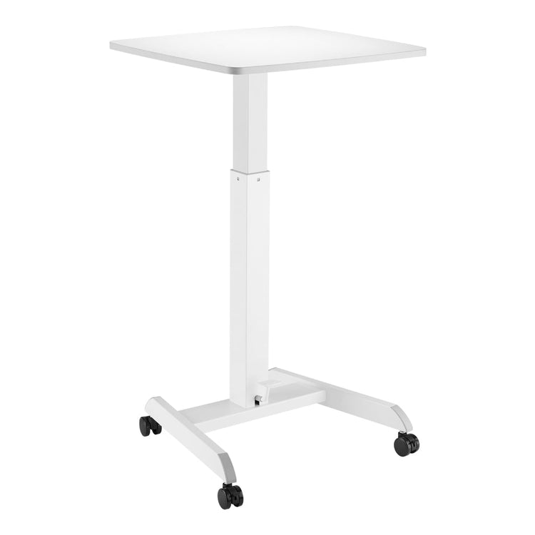 Desky Zero Pedestal Stand Up Desk White - Desky