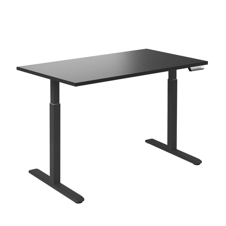 Desky Single Sit Stand Desk Black 1500x750mm - Desky