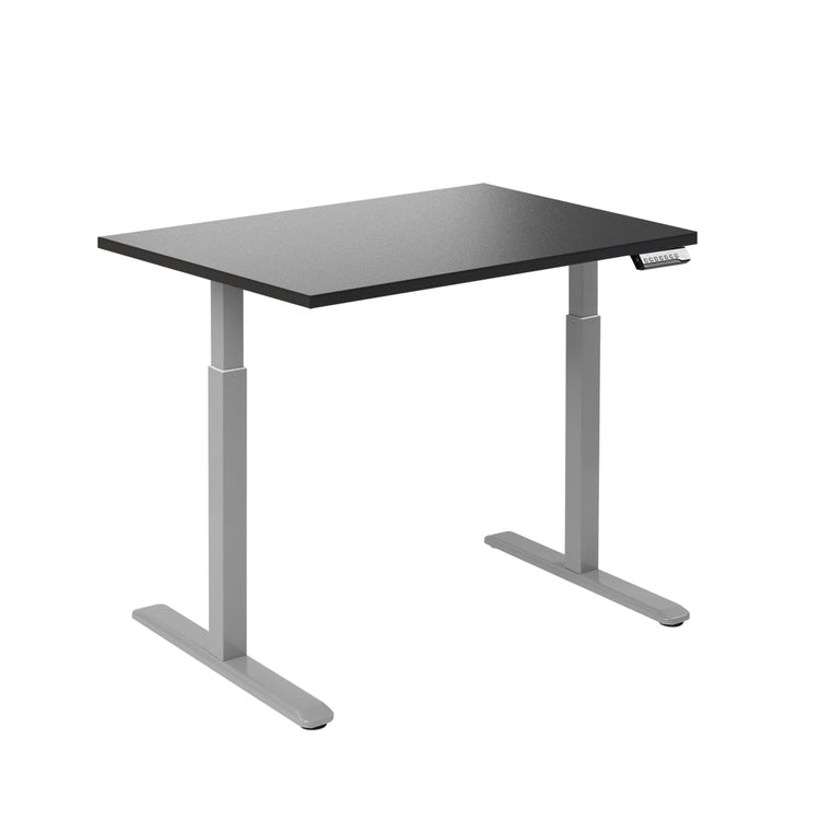 Desky Single Sit Stand Gaming Desk Black 1200x750mm - Desky