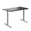 Desky Single Sit Stand Gaming Desk Black 1500x750mm - Desky