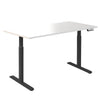 Desky Single Sit Stand Gaming Desk White 1800x750mm - Desky