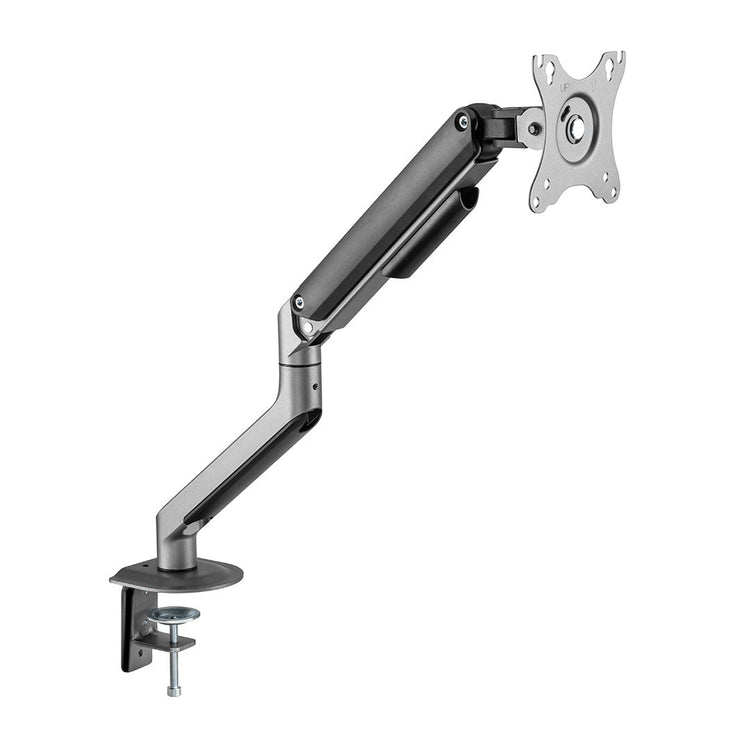 single monitor arm extended