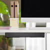 Desky Ultra Slim Under Desk Drawer-Book Gap-White - Desky Canada