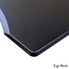 Desky Dual Ergo Edge Sit Stand Desk Black 1200x750mm - Desky