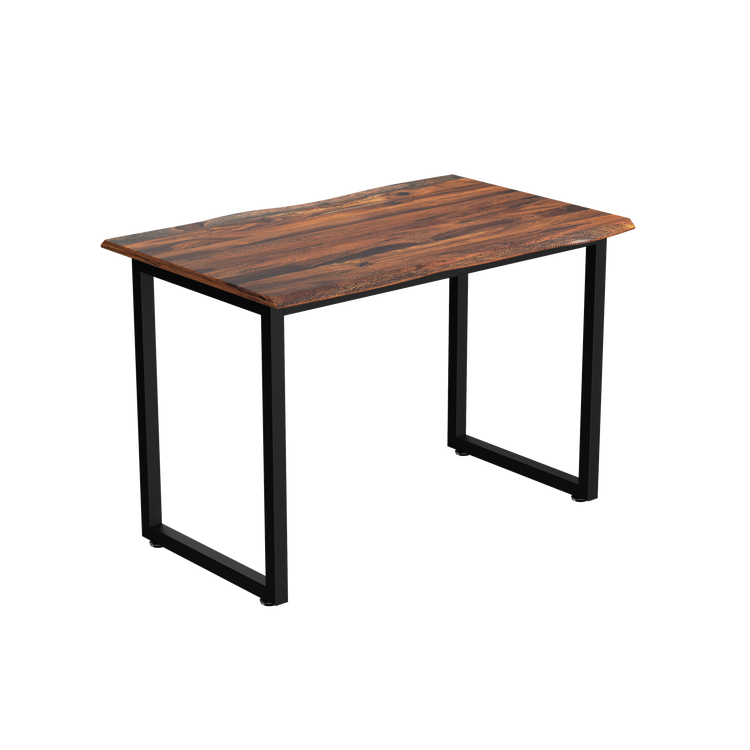 Desky Fixed Office Side Table Pheasantwood Matte Black - Desky