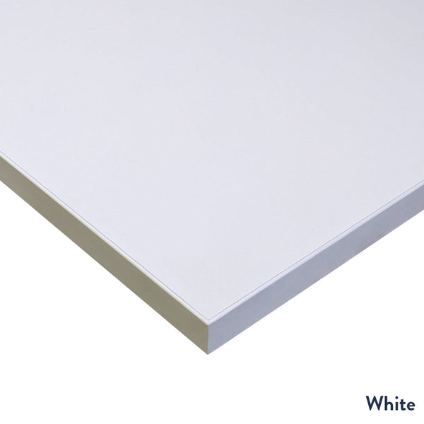 Desky Single Sit Stand Desk White 1200x750mm - Desky